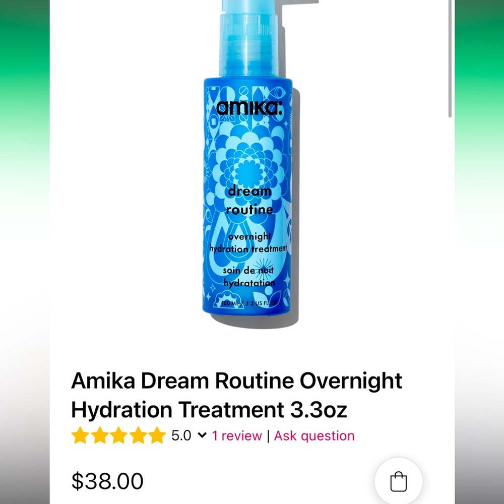 Amika Dream Routine Overnight Hydration Treatment